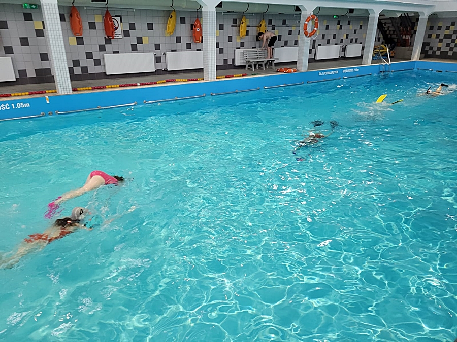 Hokej pod wodą Walenie Siemianowice Śląskie Trening 21 I 2023. Koniec Walenia czyli Amatorska Liga Hokeja Pod Wodą